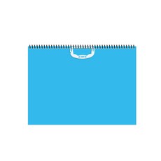 흥국산업 칼라 무지 스케치북 종합장 1권 4가지 색상, 무지스케치북 블루