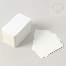 솔군스토어 무지 종이카드 200매 4x7cm 엽서카드
