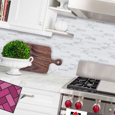 스티커타일 079 크린벽돌 인테리어 주방 현관 베란다 오염방지 싱크대 기름때방지