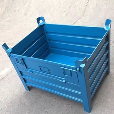 폐기물 박스 재활용 컨테이너 적재함 상자 지게차용 조절 폐기물박스 재배 용기 수거함, 800x600x높이680mm 하중 1t