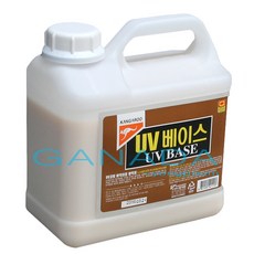 가나다용품 UV베이스3.75L 유브이베이스 UV코팅바닥왁스 코팅제 광택제 우드 목재 원목 나무 마루 거실 UV코팅바닥왁스작업 왁스 깨끗하게 광택왁스, 1개, 본품선택, 3.75L, UV베이스
