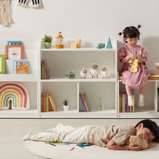 비앙스 하이드웰 오픈책장 800 유아책장 교구장, 내츄럴오크