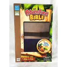 아동 영어 성경 칠드런 영문 홀리 바이블 NIV 어드벤처 키즈 성경 (가죽판 내지 전체 컬러 회색/파란색) 새 상품, 아동 영어 성경 칠드런 영문 홀리 바이블 NIV 어드벤