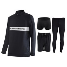 Roy MONSTER 全套寬鬆版型身材遮蓋半拉鍊防曬衣 大尺碼 ROYMONSTER