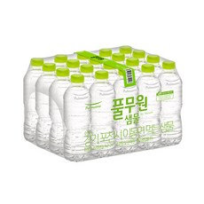 풀무원샘물 무라벨 생수, 330ml, 20개