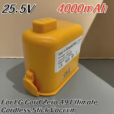 25.5V 3000mAh 리튬 이온 배터리 LG 코드 제로 EAC63382204 A9A9SP9A9K-COREA9MAXA9T-UltraA9K-PROA9NA9MA9