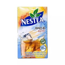 네슬레 네스티 복숭아 12.5g 20T 2개 복숭아 아이스티, 20개입