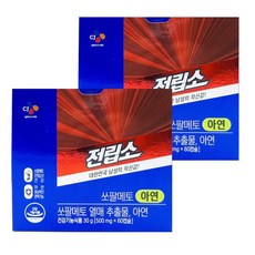 CJ웰케어 CJ웰케어 전립소 쏘팔메토 아연500mg 60캡슐 2박스 4개월분, CJ웰케어 CJ웰케어 전립소 쏘팔메토 아연500mg 6