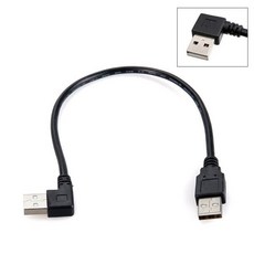 케이블마트 GNA715 USB 케이블(Short/AA형) 30cm/꺾임 좌향 90도 자케이블 연결케이블 PC 부품, 케이블마트 GNA715 USB 케이블(Short/AA형