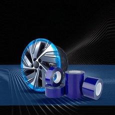 휠 보호테이프 림 방지 투명 보호필름 제거 흠집, 5줄 x 4cm x 200m 3롤세트, 1개