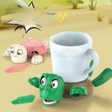 데일리모노셀 거북이컵받침 거북이 집들이선물 웃긴, 1개, 그린 3개 세트 A