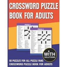 Crossword Puzzle Book For Adults: Brain Sharper Game For Adults Seniors And Mums With Solution Paperback, Independently Published, English, 9798742619932