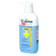 CLOVER 沐浴乳 (日本製) 男士專用 殺菌除臭保濕 450ml, 1個
