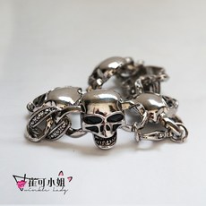 Twinkle Lady 骷髏頭造型合金手鍊