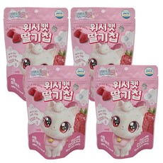 리더스인팜 위시캣 딸기칩, 4개, 12g