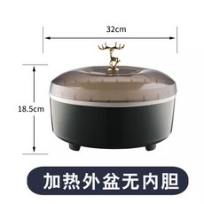 가정용 반죽 발효기 홈베이킹 상품 레드 360도 반죽발효기 5L 제조기 발효통 세면대, 군청록 보온덮개