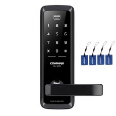 COMMAX 康邁世 無孔數字鑰匙前門鎖CDL-600M+卡片鑰匙4p, CDL-600M