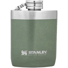 스탠리 더 언브레이커블 힙 플라스크 0.23L, 1개, Hammertone Green