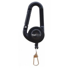 釣之夢 TSURIKEN TKH211 伸縮扣 釣魚 釣具, 1個, 一般版（黑色）