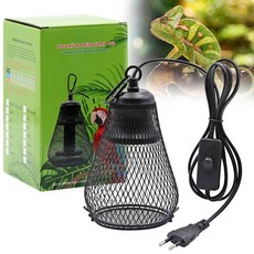 발열전구 온열 열등 반려동물 파충류 열 램프 그늘 적외선 세라믹 방출기 닭 도마뱀 거북이 Brooder 뱀 닭장 히터 가드, Lamp cover EU