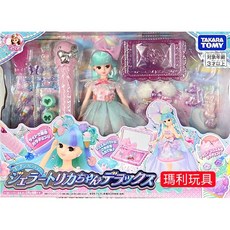 LICCA 莉卡娃娃 粉彩冰淇淋變髮莉卡娃娃DX LA90754, 1個