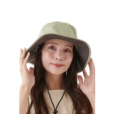 UV [발레리아] 모자 여성 모자 야외 발수 사파리 모자 차양 접는 모험 모자