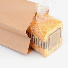 아이더스 무지 각대봉투 베이커리종이봉투, 소 - 브라운