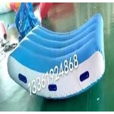 웅즈스토어 바나나시소 1개 워터베드 바이킹 풀장, 달 보트 2.2x1.3m