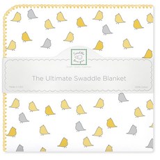 스와들디자인 대형 리시빙 담요 옐로우 리틀 치키스