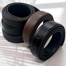 기타 국산 플럼도트 교체용소가죽벨트끈 폭29mm 길이110cm, 색상/유공 플랫블랙