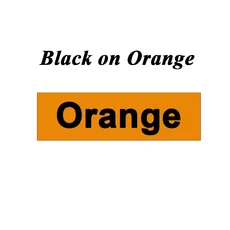 호환 가능한 DYMO Rhino 비닐 산업용 테이프 18431 4200, 03 19mm(1개), 09 black on orange