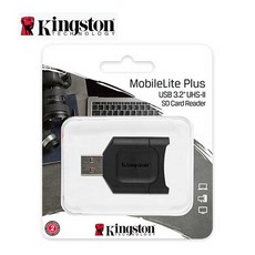 Kingston 金士頓 MobileLite Plus USB 3.2 UHS-II SD 讀卡機, 1個