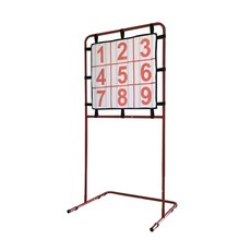 끈끈이 공기 과녁판 높이 표적 체육대회 찍찍이, 1개, A. 버드 야구 9각형 타겟 세트