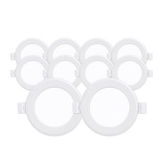 라인라이팅 LED 에코 3인치 다운라이트 5W (벌레유입방지/방습), 주광색(흰빛), 10개