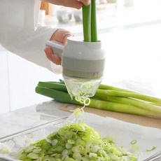 미니 전동 자동 슬라이스+거품기 이영자 마늘 다지기 채썰기 마늘 고추 파 채칼 파써는 파절기 3세대 1200mA P774, 단품, 1세트