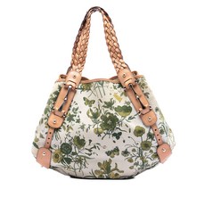 구찌 중고 2016-2026 미디엄 캔버스 플로럴 펠햄 숄더 백