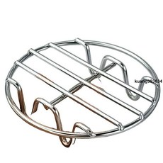 特厚不銹鋼蒸架 超迷你養生壺小電鍋蒸格 矮腳隔熱墊 高腳隔水蒸屜, 請確認好尺寸再下單尺寸正負0.5cm誤差,普通細絲款【13.5cm*3cm】