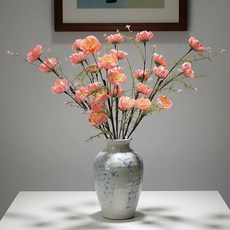 칼라월드 아젤리아(철쭉 진달래) 조화 5부쉬 여섯개 30송이, 6개, 아젤리아 핑크