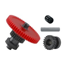 ELEGOO Neptune 4/4 Pro 압출기 기어 업그레이드 키트 듀얼 나노코팅 강철 헬리컬 다이렉트 드라이브 핫엔드 CNC 교체, 1개, 단일, 단일