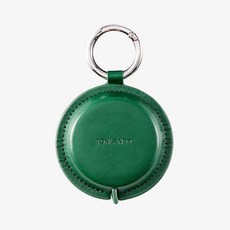 톤랜드 가죽 미니 줄자, 1개, 딥그린