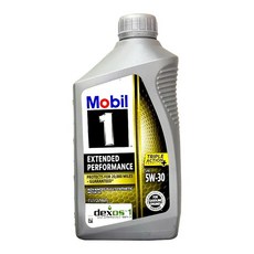 Mobil 1 EP 全合成機油 0W20 5W20 5W30 高效能金瓶 0.946L, 1個, 【美國】5W30 0.946L