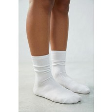 [국내배송] 자라 ZARA 미디 삭스 4켤레 세트 - 화이트 938565