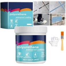 Polyurethane Waterproof Coating 150g Coating Sealing Glue Super Strong Liquid Sealant for Roof W, Blue, 1PC