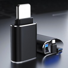 제닉트 USB 3.0 A TO C타입 OTG젠더 블랙 변환, 1개