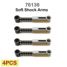 소프트하드 스프링 충격 팔 빌딩 블록 흡수 기술 벽돌 부품, 색상: 4. 4PCS 76138