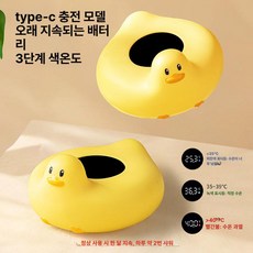 조이풀 온도게 욕조 물온도계 신생아 탕온도계 디지털 온도 측정기, 리틀옐로덕+리틀옐로덕