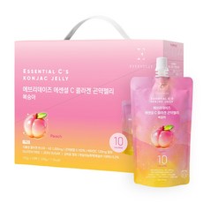 에브리데이즈 에센셜 C 콜라겐 곤약 젤리 복숭아, 1박스, 150g