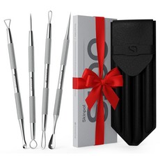 Suvorna 스킨팔 S100 핌플 포퍼 툴 키트 블랙헤드 및 화이트헤드 제거기 밀리아 트리트먼트 코메돈 추출기 및 추출도구 에스테틱용