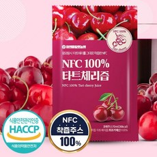 100% 타트체리즙 70ml x 30포 무첨가 원액 과채주스 건강주스 영양손실 최소화 착즙, NFC타트체리즙 70ml*30포