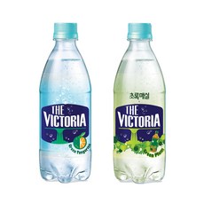 빅토리아 탄산수 청귤+초록매실 500ml, 40개